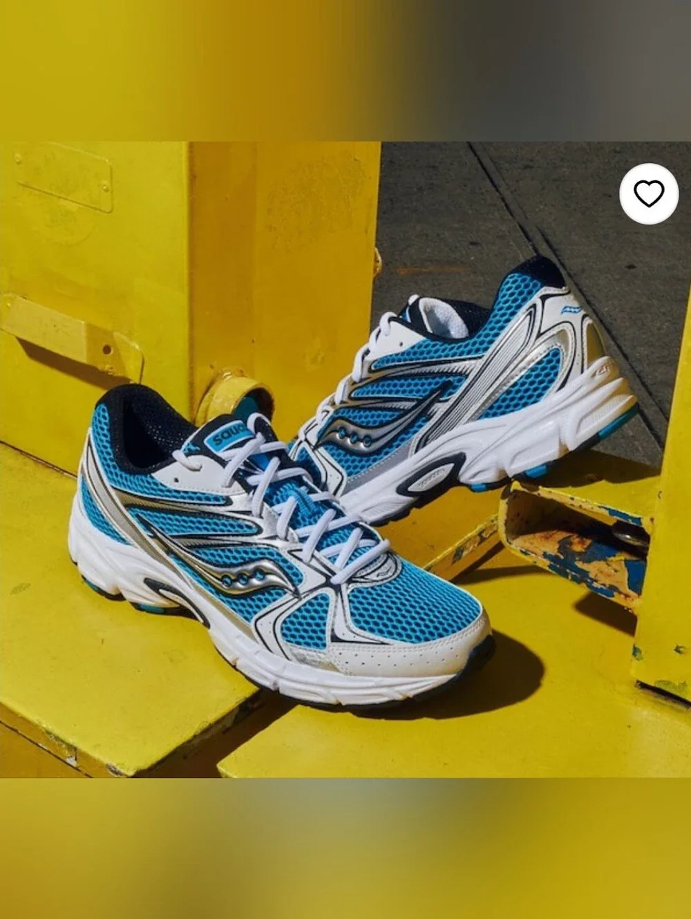 Saucony Grid Ride Millennium White/Diva Blue S70812-27 Low Top Sneaker